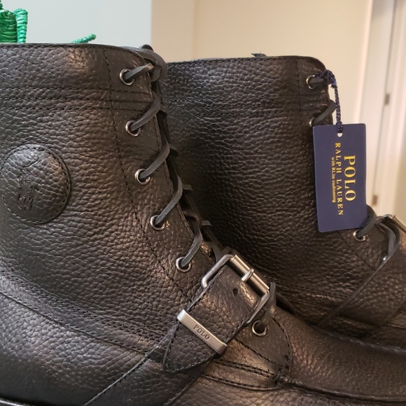 Poli Ralph Lauren Men's Ranger. Black. - Picture 5 of 6